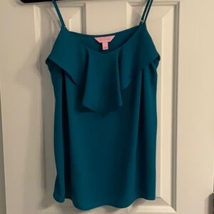 Lilly Pulitzer cami top with ruffle